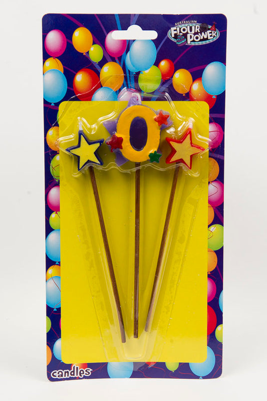 #0 Star Pick Candle (Box of 6 Packets)