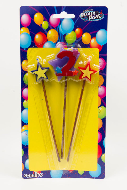#2 Star Pick Candle (Box of 6 Packets)