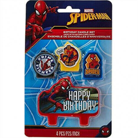 Spiderman Candle Set