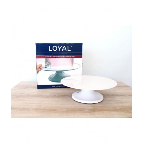 Cake Stand - White Melamine Turntable - Loyal