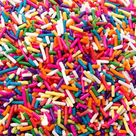 Sprinkles/Jimmies Rainbow 10kg (1mm)