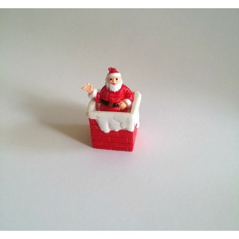 Santa In Chimney Large