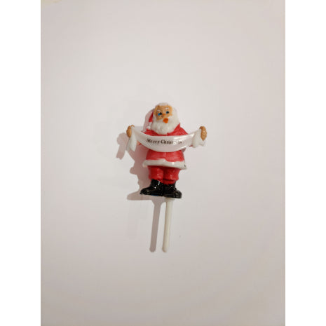 Santa with Banner