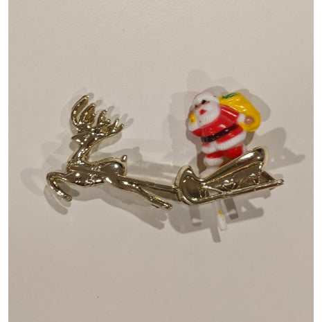 Small Santa with Reindeer