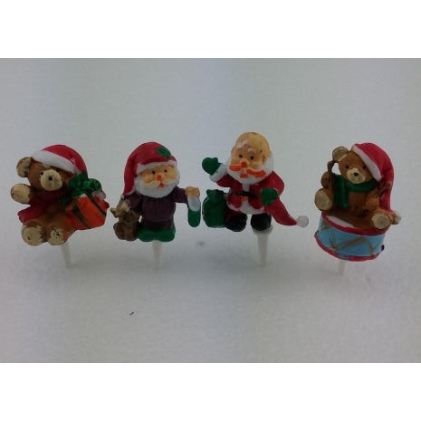 Santas & Bears (4 pcs)