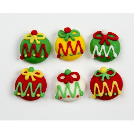 Mini Baubles 180pc Asstd - Sugar Dec