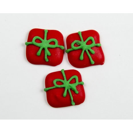 Mini Present 180pc Red with Green Bow - Sugar Dec