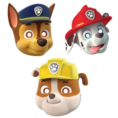 Paw Patrol Masks (8)-single Pkt
