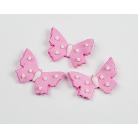 Spotted Butterfly Hot Pink 150 per box