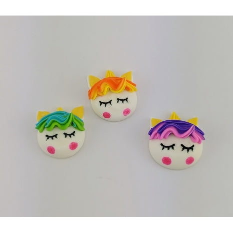 Unicorn Faces Flat 72 per box