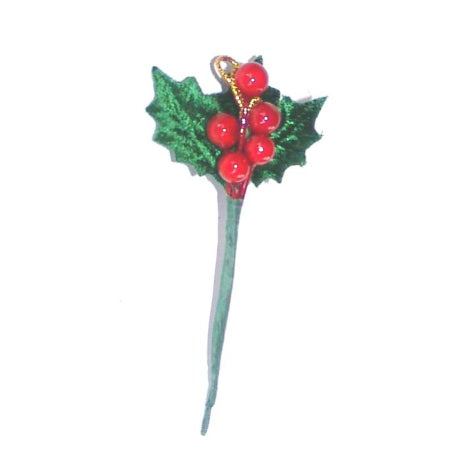 Sm. Red Berry Spray-12