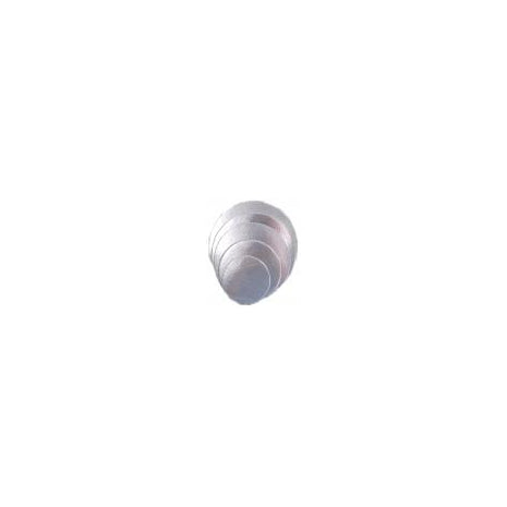 4" D/STD Silver Round Cardboards (Pack of 25)