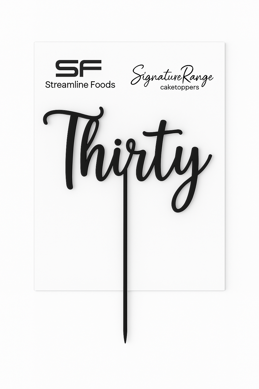 Thirty Script Black