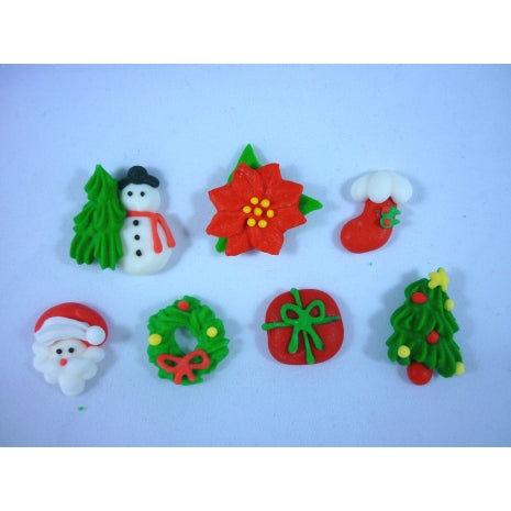 Xmas Set 168pc (24 sets) - Sugar Dec