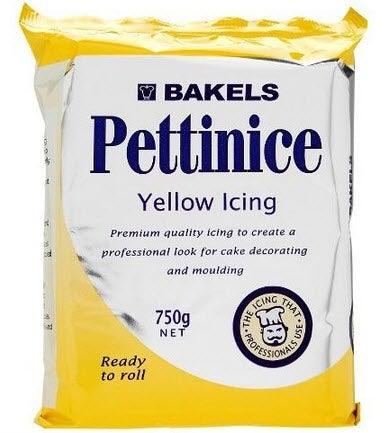 BAKELS | YELLOW ICING | 750G (Box of 6 Packets)