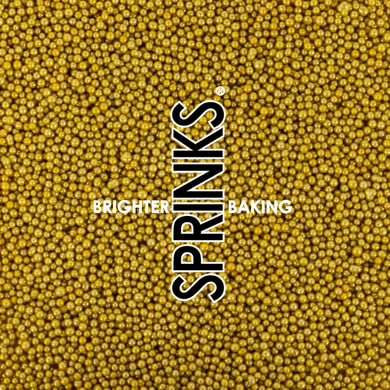 500g Cachous GOLD 2mm