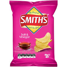 Smiths Salt&Vinegar (18x45g)