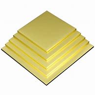 3" D/STD Gold Square Cardboards (Pack of 25)