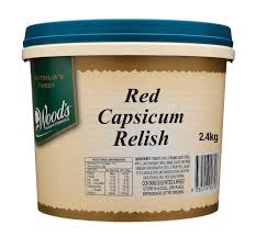Red Capsicum Relish (Woods/2.4kg)
