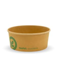 750ml Medium Kraft BioBowl (50-Sleeve) (8)