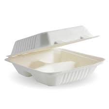9x9x3" 3 Compartment Clamshell (200/ctn)