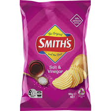 Smiths Salt & Vinegar Crinkle (18x90g)