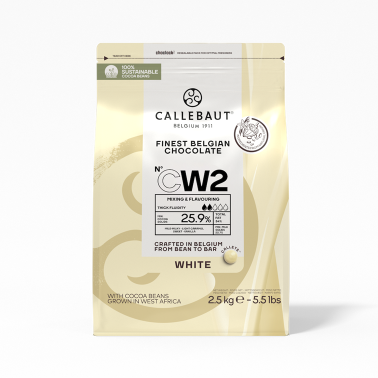 Callebaut White Chocolate Bits 2.5kg (28%)