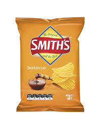 Smiths Barbecue Crinkle (18x45g)