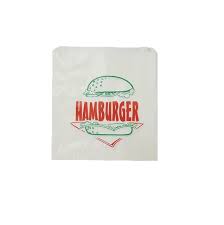 Printed Hamburger Bags (500)