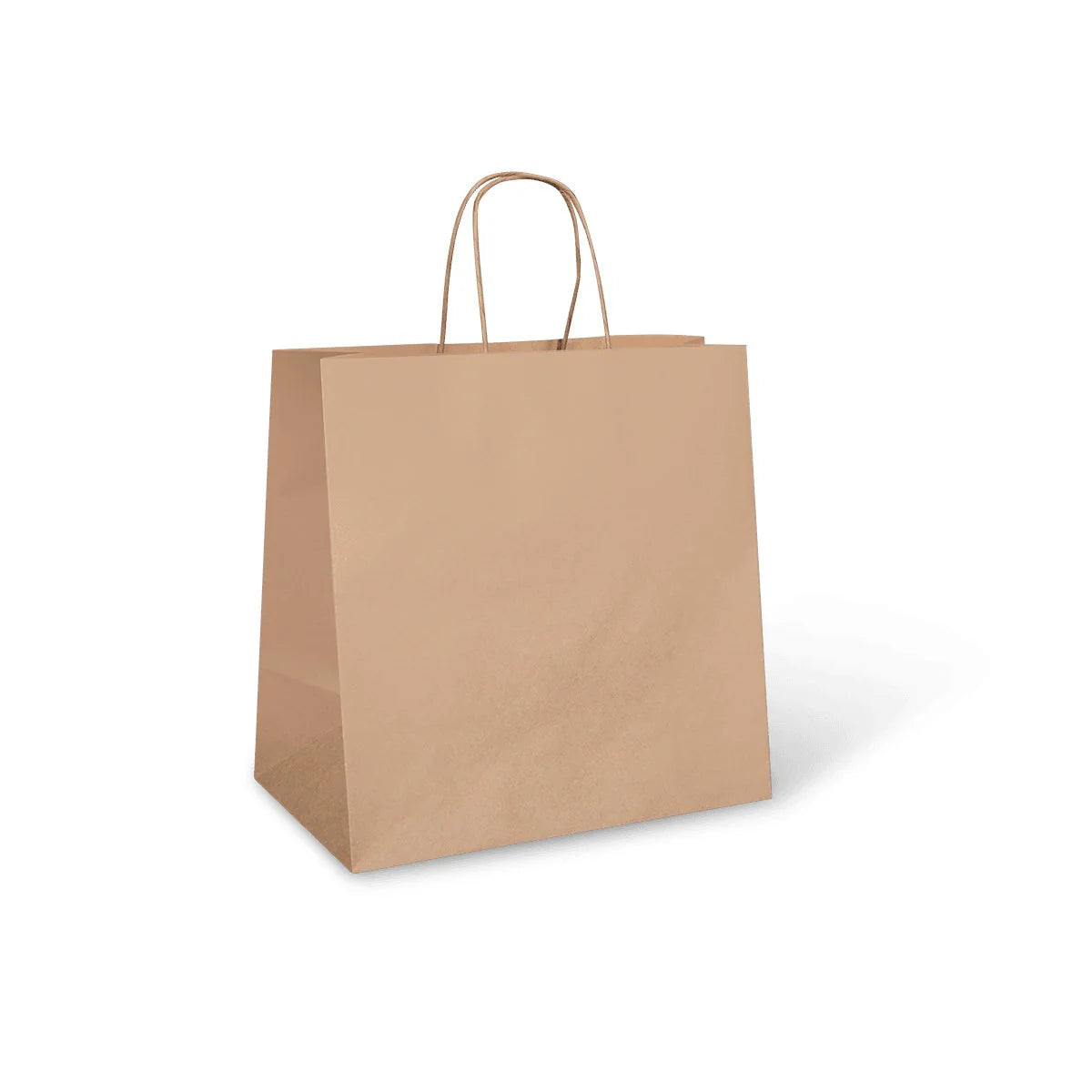 Large Paper Twist Handle Bag - 305x305x175 (Uber Eats Size) | Qty 250