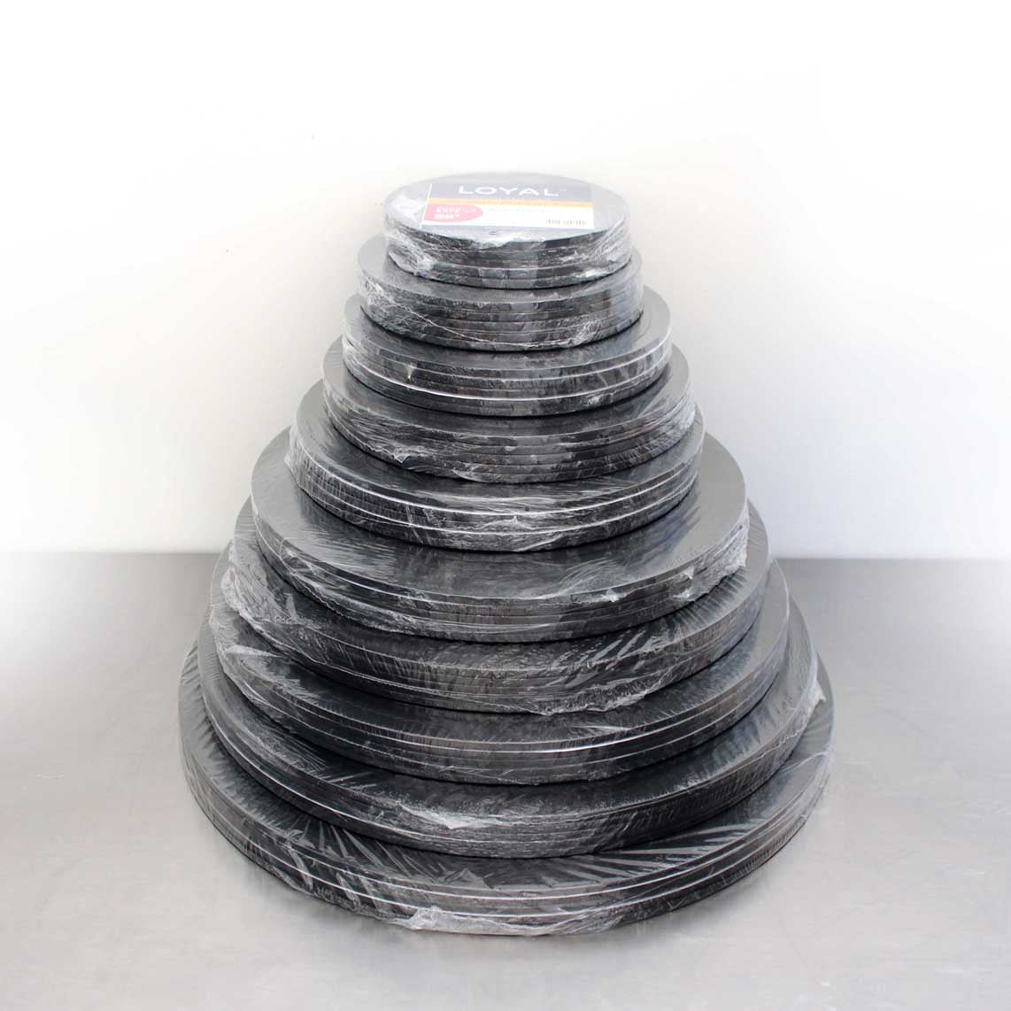 7" Black Round Masonite Board 5mm (Single)