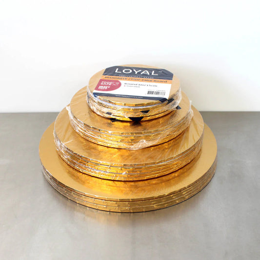 7" Gold Round Masonite Board 5mm (Single)