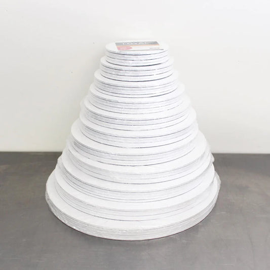 15" White Round Masonite Boards 5mm (Single)
