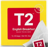 T2 English Breakfast Black Tea Bags (25)